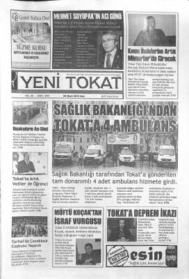 Yeni Tokat Gazetesi 5 Mart 2013 - Niksar Lisesi Mezunları Buluştu, Bıçakçıların Acı Günü GZ122445 - 1