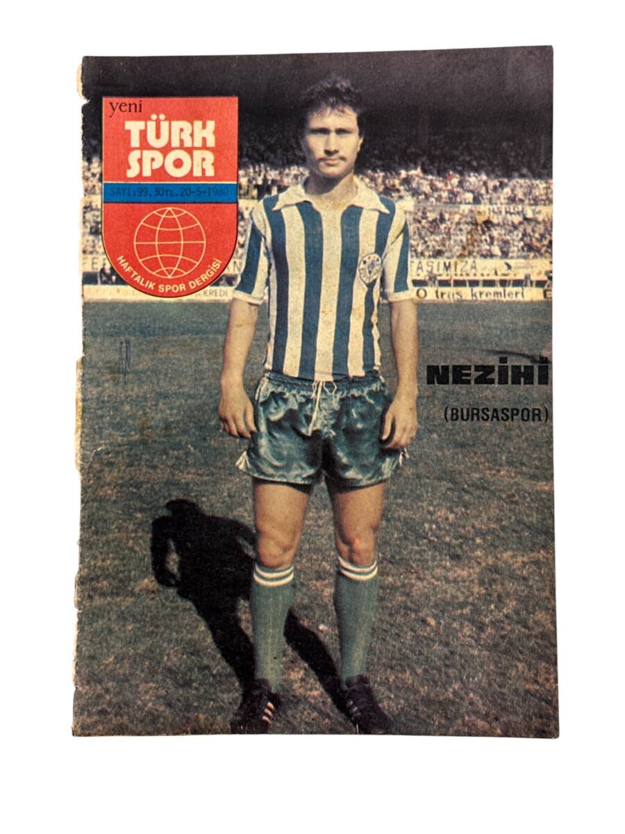 Yeni Türk Spor Dergisi Bursaspor Futbolcu Nezihi Poster KRT23265 - 1