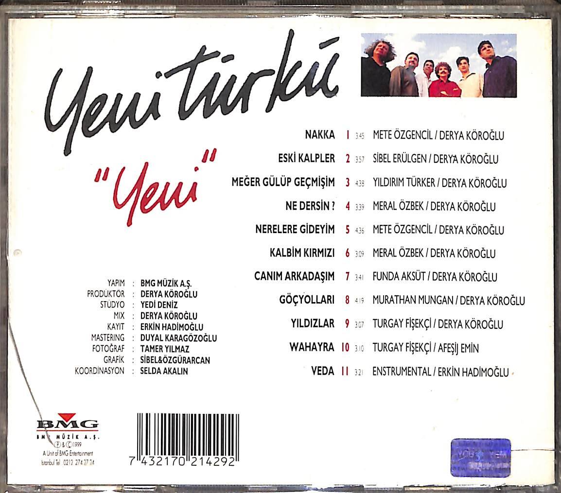 Yeni Türkü - Yeni CD (İkinci El) CD3799 - 2