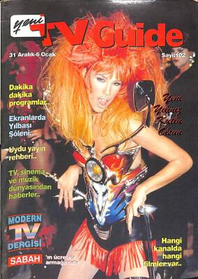 Yeni TV Guide Dergisi Sayı 102 31 Aralık-6 Ocak Yılbaşında İbrahim Tatlıses, Orhan Gencebay, Hülya Avşar, Defne Samyeli NDR54286 - 1
