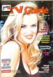 Yeni TV Guide Dergisi Sayı 95 12-18 Kasım 1994 Adalet İbrahimhakkıoğlu, Asterix ın Amerika, Gazanfer Özcan, Erkan Can, R.E.M. NDR54289 - Gökçekoleksiyon