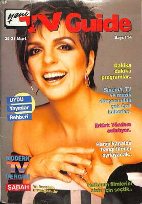 Yeni TV Guide Dergisi Sayı114 25-31 Mart Perran Kutman Şehnaz Tango, Gülben Ergen, Seda Sayan, Jodie Foster NDR54296 - 1