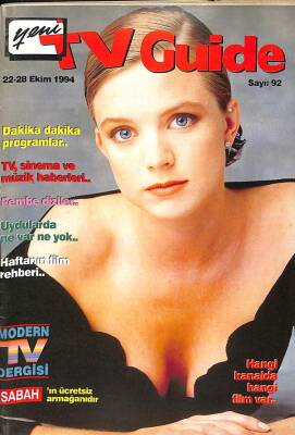 Yeni TV Guide Dergisi Sayı92 22-28 Ekim 1994 Defne Samyeli, Aydan Şenerin Sevgilisi, Liv Tyler NDR54297 - 1