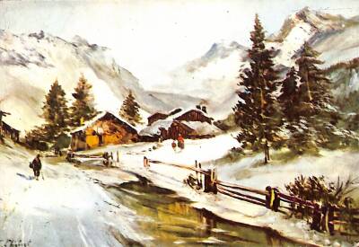 Yeni Yıl Ve Yılbaşı Kartpostal KRT18093 - 1
