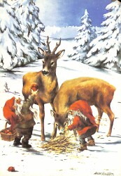 Yeni Yıl Yılbaşı Kartpostal KRT18078 - Gökçekoleksiyon