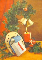 Yeni Yıl Yılbaşı Tebrik Kartı KRT18099 - Gökçekoleksiyon