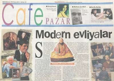 Yeni Yüzyıl Cafe Pazar Eki 22 Haziran 1997-Modern Evliyalar GZ36549 - 1