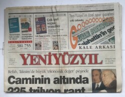 Yeni Yüzyıl Gazetesi 1 Şubat 1997 - Pakistanda Pembe Dizi Gibi Seçim GZ7086 - 1