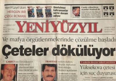 Yeni Yüzyıl Gazetesi 15 Temmuz 1997-Anap-Chp Anlaştı GZ45131 - 1