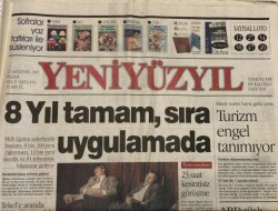 Yeni Yüzyıl Gazetesi 17 Ağustos 1997-Akşener Çeliki De Kandırdı GZ45154 - 2