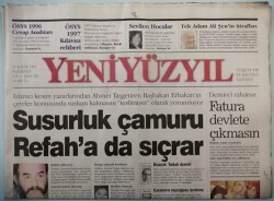 Yeni Yüzyıl Gazetesi 18 Kasım 1996 Laleli Cehennemi 17 Ölü - GZ44733 - 2