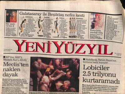 Yeni Yüzyıl Gazetesi 19 Aralık 1994 -Halkbank , Tahsin Kayanın Borcuna Haciz Koyuyor GZ65848 - 2