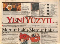 Yeni Yüzyıl Gazetesi 20 Aralık 1994 - Mustafa Kemal , Şimdi de Ressamların Gündeminde... GZ65849 - 2