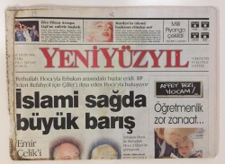 Yeni Yüzyıl Gazetesi 20 Eylül 1996 - İslamcı Kanatta Büyük Zirve GZ6641 - 2