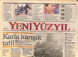 Yeni Yüzyıl Gazetesi 21 Aralık 1994 - Çiller 1995teki Bir Erken Seçim İçin Oyları DYPye Çekecek Formül Arıyor GZ65850 - 2