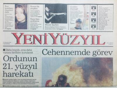 Yeni Yüzyıl Gazetesi 24 Aralık 1994 - Cehennemde Görev, Ordunun 21. Yüzyıl Harekatı GZ43233 - 2