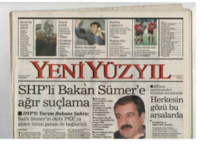 Yeni Yüzyıl Gazetesi 26 Aralık 1994 - Uçakta Ölüm Bekleyişi Cezayirdeki Rehin Alınan Uçaktaki 200 Yolcu Korku İçinde GZ48120 - 1