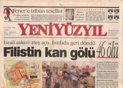 Yeni Yüzyıl Gazetesi 27 Eylül 1996 - Zeki Müren Ölümsüzlüğe Uğurlanıyor * Mezar Vasiyeti Yok GZ115380 - 1
