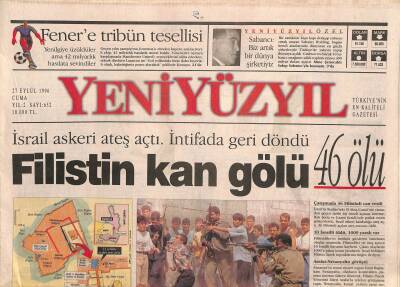 Yeni Yüzyıl Gazetesi 27 Eylül 1996 - Zeki Müren Ölümsüzlüğe Uğurlanıyor * Mezar Vasiyeti Yok GZ115380 - 1