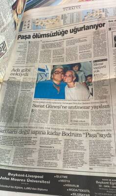 Yeni Yüzyıl Gazetesi 27 Eylül 1996 - Zeki Müren Ölümsüzlüğe Uğurlanıyor * Mezar Vasiyeti Yok GZ115380 - 2
