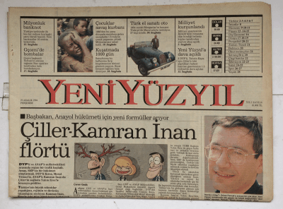 Yeni Yüzyıl Gazetesi 29 Aralık 1994 - ABD İle Misket Bombası Krizi GZ7615 - 1