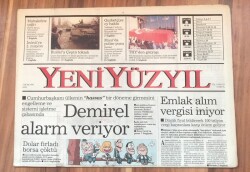 Yeni Yüzyıl Gazetesi 3 Ocak 1995 - Demirel Alarm Veriyor GZ1736 - 1