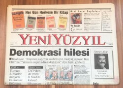 Yeni Yüzyıl Gazetesi 30 Nisan 1995 - Demokrasi Hilesi GZ1698 - 2