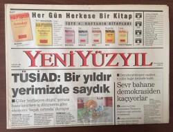 Yeni Yüzyıl Gazetesi 4 Mayıs 1995 - TÜSİAD Göre Ekonomi Bıçak Sırtında GZ10246 - 1