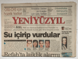 Yeni Yüzyıl Gazetesi 6 Ekim 1996 - Refahta Laiklik Alarmı GZ5562 - 2