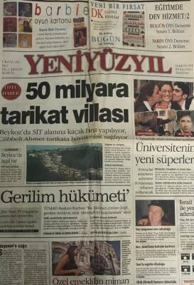 Yeni Yüzyıl Gazetesi 6 Mayıs 1997-50 Milyara Tarikat Villası GZ45370 - 2