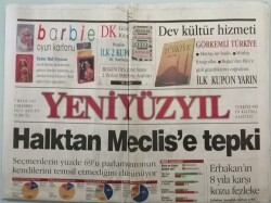Yeni Yüzyıl Gazetesi 7 Mayıs 1997 Halktan Meclise Tepki -GZ44740 - 1