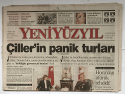Yeni Yüzyıl Gazetesi 9 Ekim 1996 - PKKya Ağır Darbe 148 Ölü GZ5563 - 1