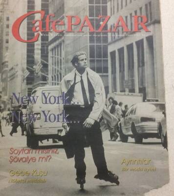 Yeni Yüzyıl Gazetesi Cafe Pazar Eki 19 Şubat 1995 - New York, Gece Kuşu Nöbetçi Meddah GZ35641 - 1
