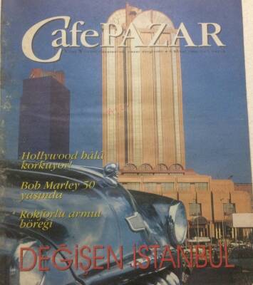 Yeni Yüzyıl Gazetesi Cafe Pazar Eki 5 Şubat 1995 - Değişen İstanbul GZ35645 - 1