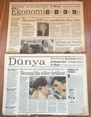 Yeni Yüzyıl Gazetesi Dünya Ve Ekonomi Eki 1 Mayıs 1995 - GZ1697 - 1