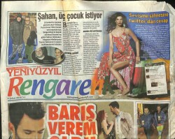 Yeni Yüzyıl Gazetesi Rengarenk Eki 9 Şubat 2016 - Çağla Şıkel Oğulları Kuzey Ve Uzay İle Akmerkezdeydi GZ100683 - 2