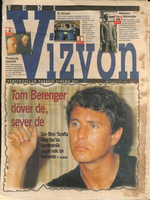 Yeni Yüzyıl Gazetesi Vizyon Eki 2-8 Şubat 1997 - Tom Berenger Döver de , Sever de GZ115110 - 1