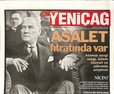 Yeniçağ Gazetesi 10 Kasım 2014 - Özkök Ve Yalman , İkinci Kez Tanıklık Yapacak GZ100216 - 1