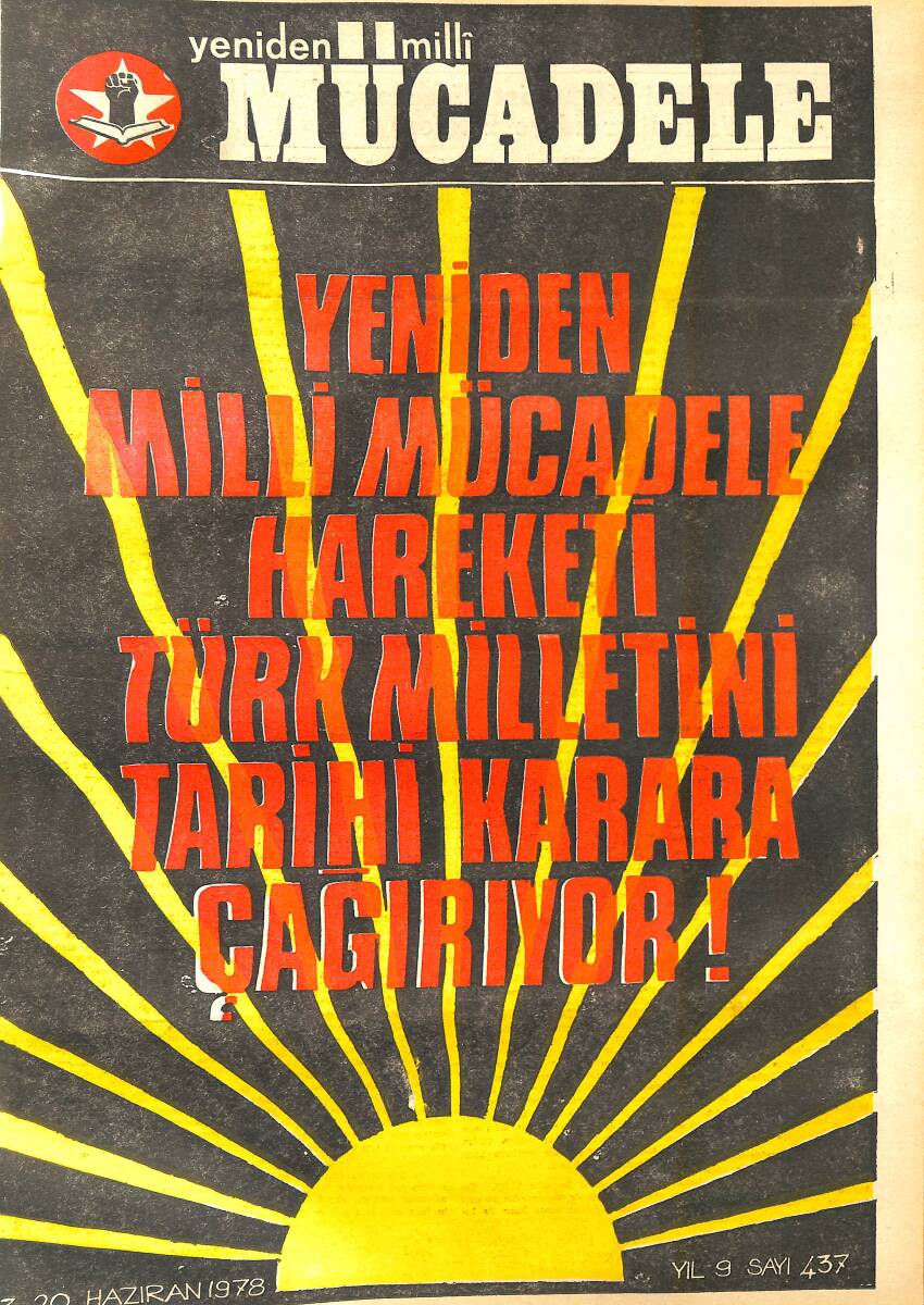Yeniden Milli Mücadele Dergisi 13 - 20 Haziran 1978 Sayı: 437 - Yeniden Milli Mücadele Hareketi Türk Milletini tarihi Karara Çağırıyor! NDR94580 - 1