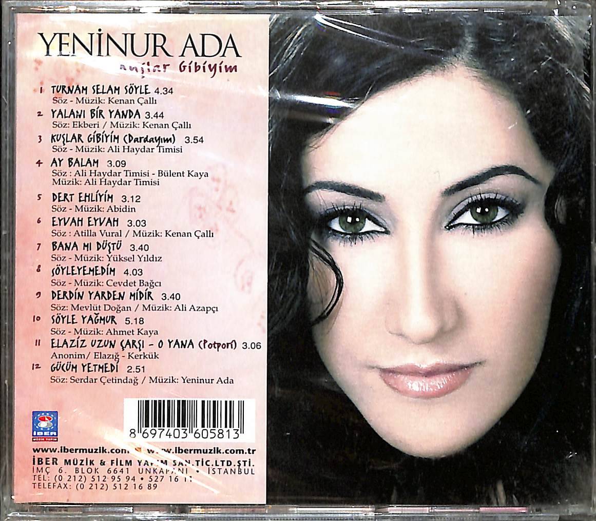 Yeninur Ada - Kuşlar Gibiyim CD (Sıfır) CD4239 - 2