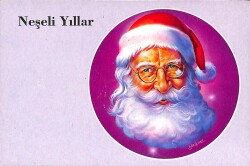 Yeniyıl (Noel Baba) Kartpostal KRT11685 - Gökçekoleksiyon