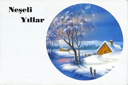 Yeniyıl Temalı Kartpostal KRT11758 - Gökçekoleksiyon