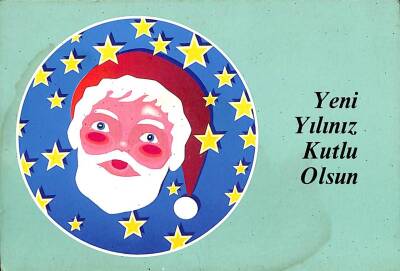 Yeniyıl Temalı Kartpostal KRT11762 - 1