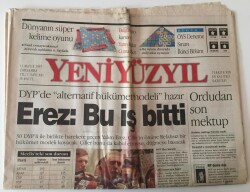 Yeniyüzyıl Gazetesi 14 Mayıs 1997 - DYPden Alternatif Hükümet Modeli Hazır - GZ43927 - 1