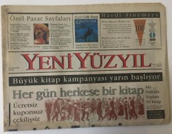 Yeniyüzyıl Gazetesi 16 Nisan 1995 - Fatih Terim İmparator Lakaplı Kaptan Şimdi Milli Baba Oldu GZ13506 - 1