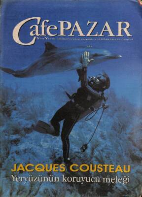 Yeniyüzyıl Gazetesi Cafe Pazar Eki 16 Nisan 1995 - Jacques Cousteau , Yeryüzünün Koruyucu Meleği GZ96620 - 1