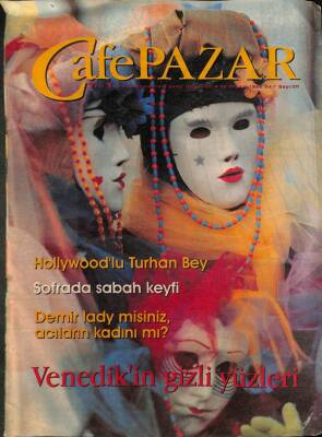 Yeniyüzyıl Gazetesi Cafe Pazar Eki 30 Nisan 1995 - Venedikin Gizli Yüzleri - Hollywoodlu Turhan Bey GZ96622 - 1