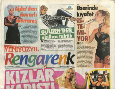 Yeniyüzyıl Gazetesi Rengarenk Eki 16 Kasım 2015 - Yaşar Alptekin Evlendi GZ116992 - 1