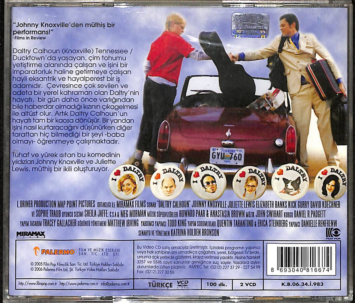 Yerel Kahraman - Daltry Calhoun (2005) Orijinal VCD Film VCD28925 - 2