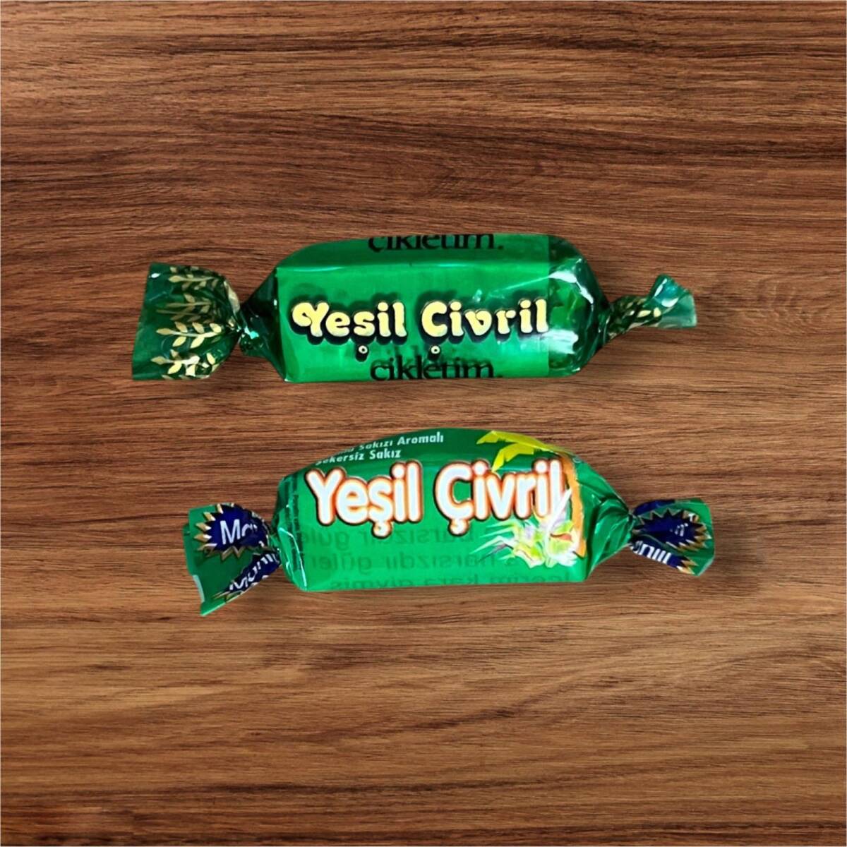 Yeşil Çivril (Baycan) 1987,2001 Hoş Kokulu Şekersiz Sakız 2 Farklı Lot # SKZ2361 - 2